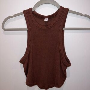 Lululemon Hold Tight Cropped Tank JAVA